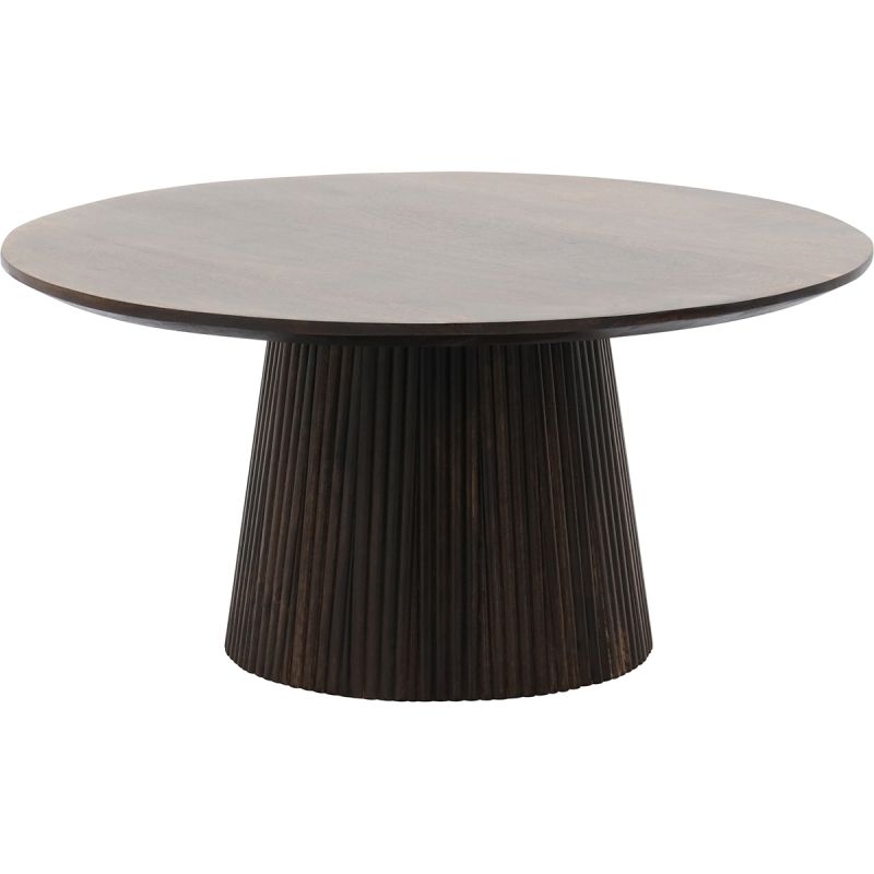 Livingfurn - Salontafel Salvator Walnut 80cm - Mangohout - Groen