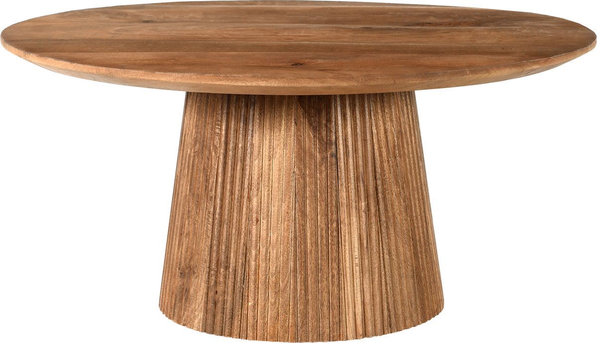 Livingfurn - Salontafel Salvator 80cm - Mangohout - Bruin