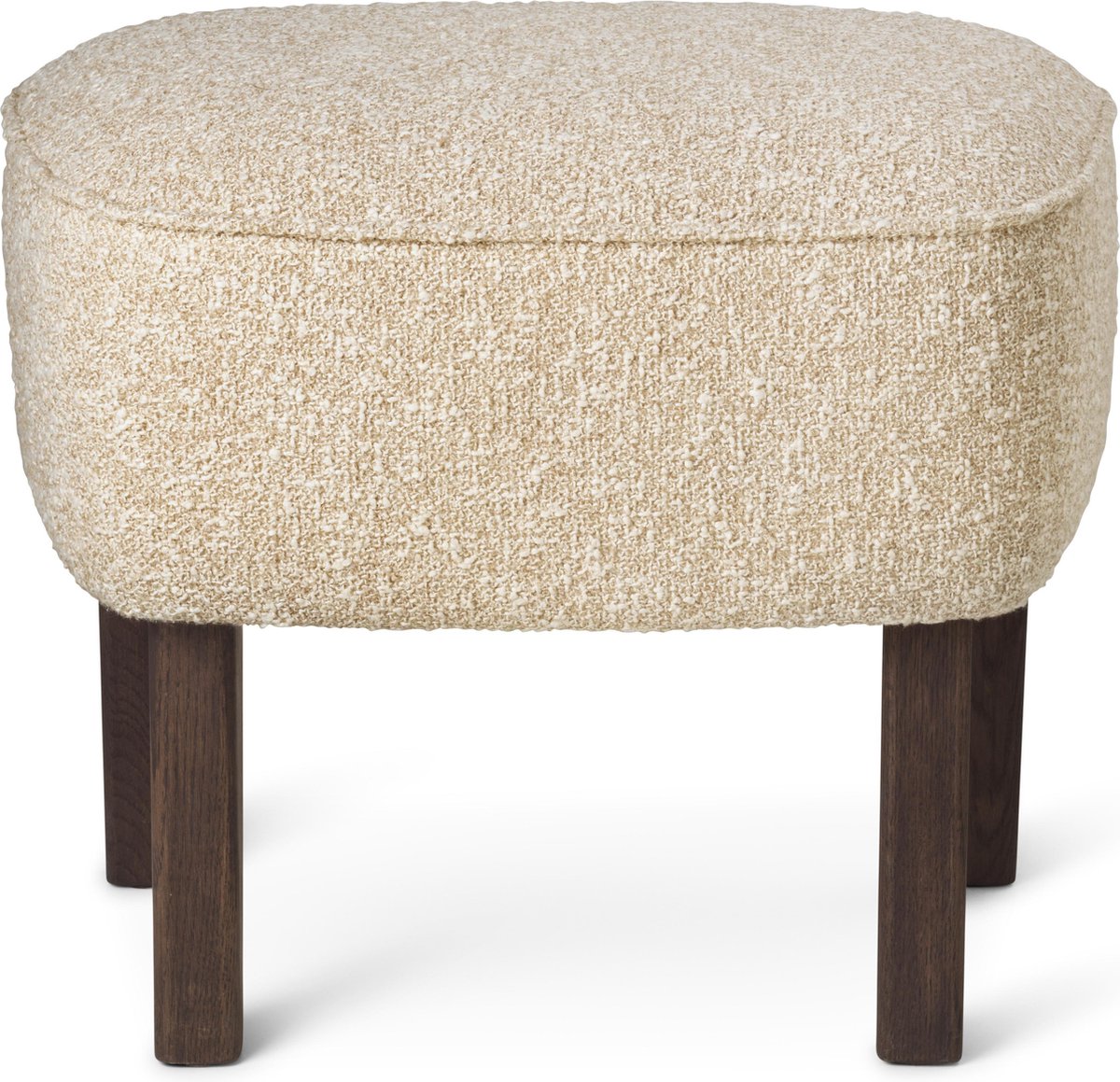 Audo Copenhagen Ingeborg voetenbank donker eiken Zero 0001 - Beige