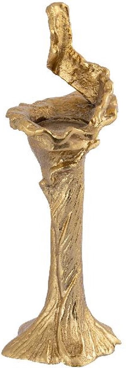 PTMD Kandelaar Mataly - 20x16x51 cm - Aluminium - Goud