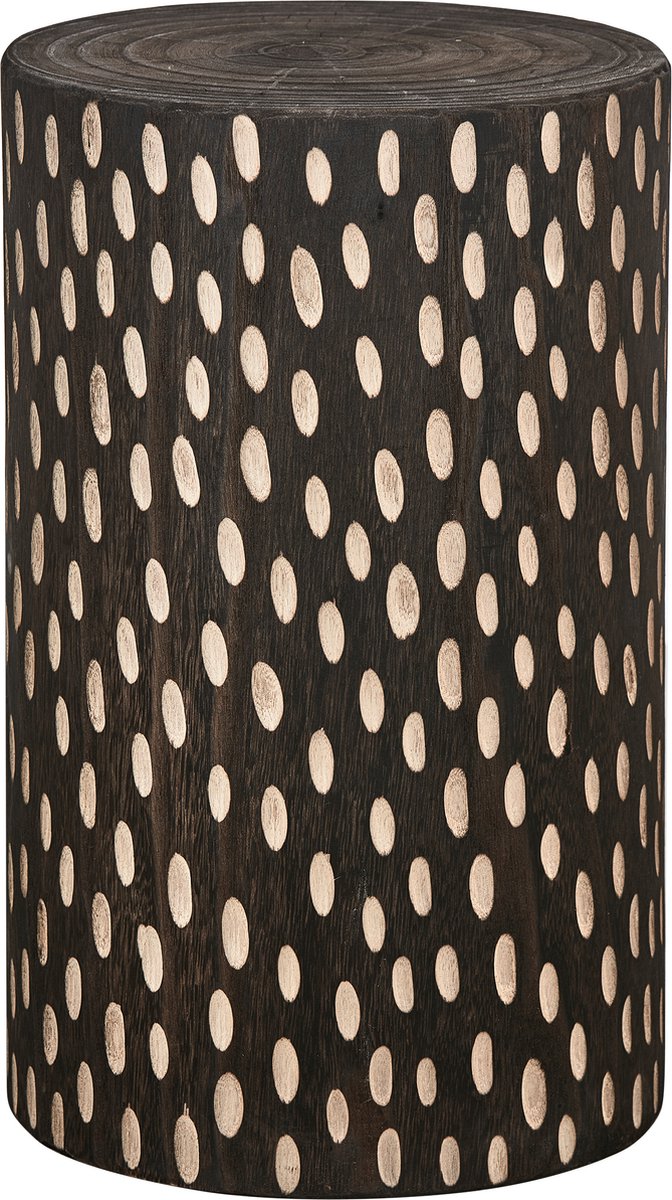 Woood Kruk Perry - Hout - Donker - 49x30x30 - Marron
