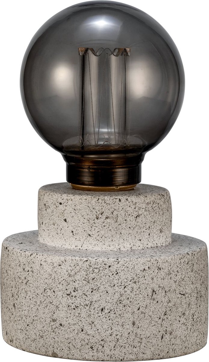 Pauleen Noble Flare Tafellamp - 2xAA - beton - Grijs