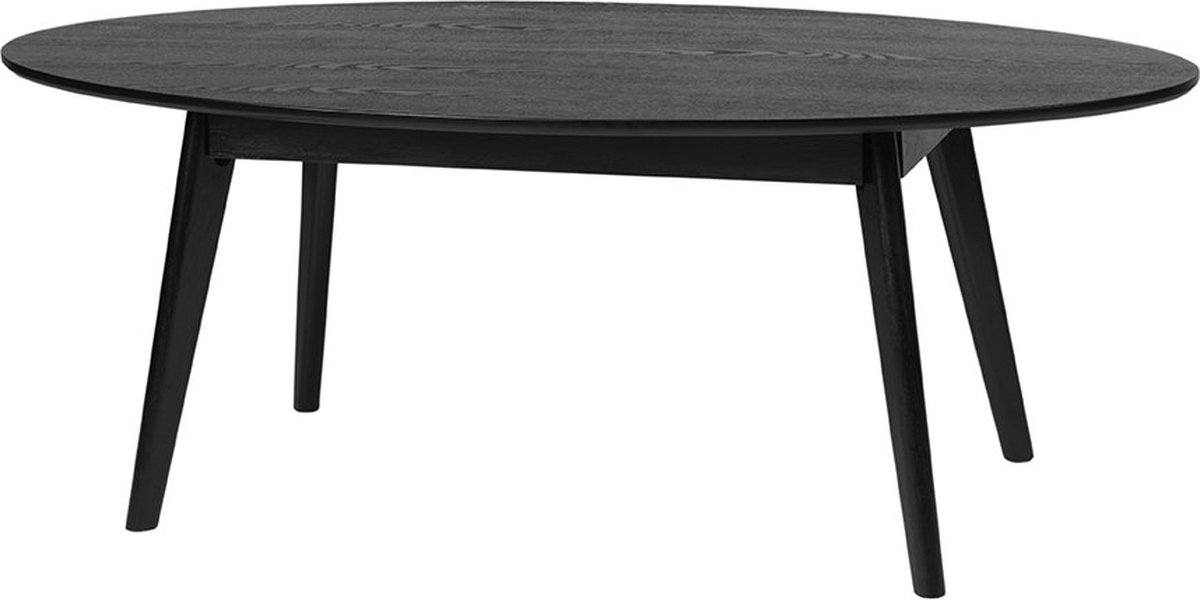 Rowico Home Yumi ovale houten salontafel - 130 x 65 cm - Zwart