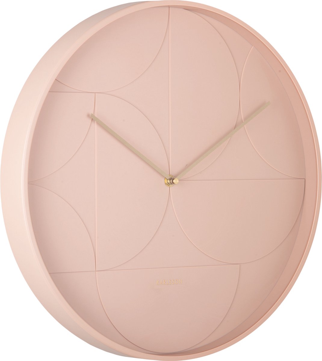Karlsson - Wall Clock Echelon Circular - Rose
