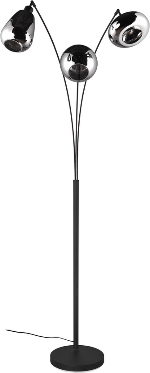 TRIO Lumina Vloerlamp 3x E14 - Zwart