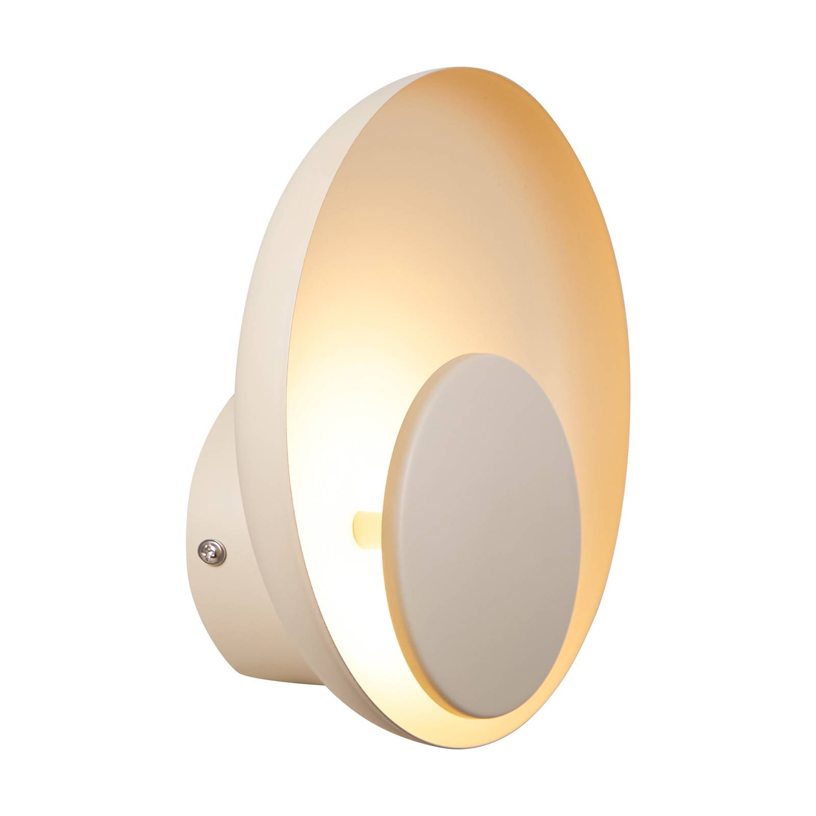 Nordlux Marsi Wandlamp - Ø 21 cm - Beige