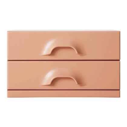 HKliving Chest Ladekast - 2 Lades - Blush - Roze