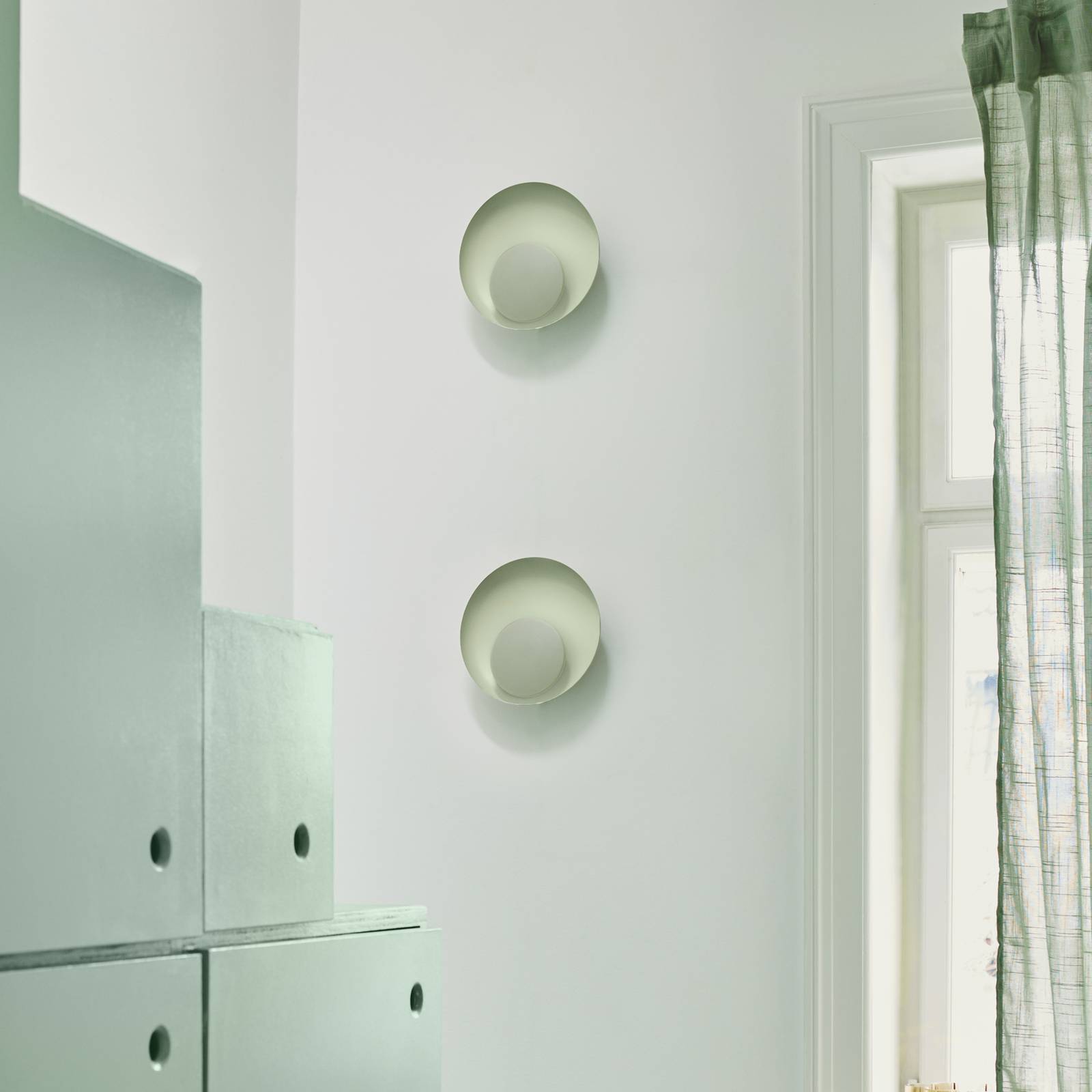 Nordlux Marsi Wandlamp - Ø 21 cm - Zacht - Groen