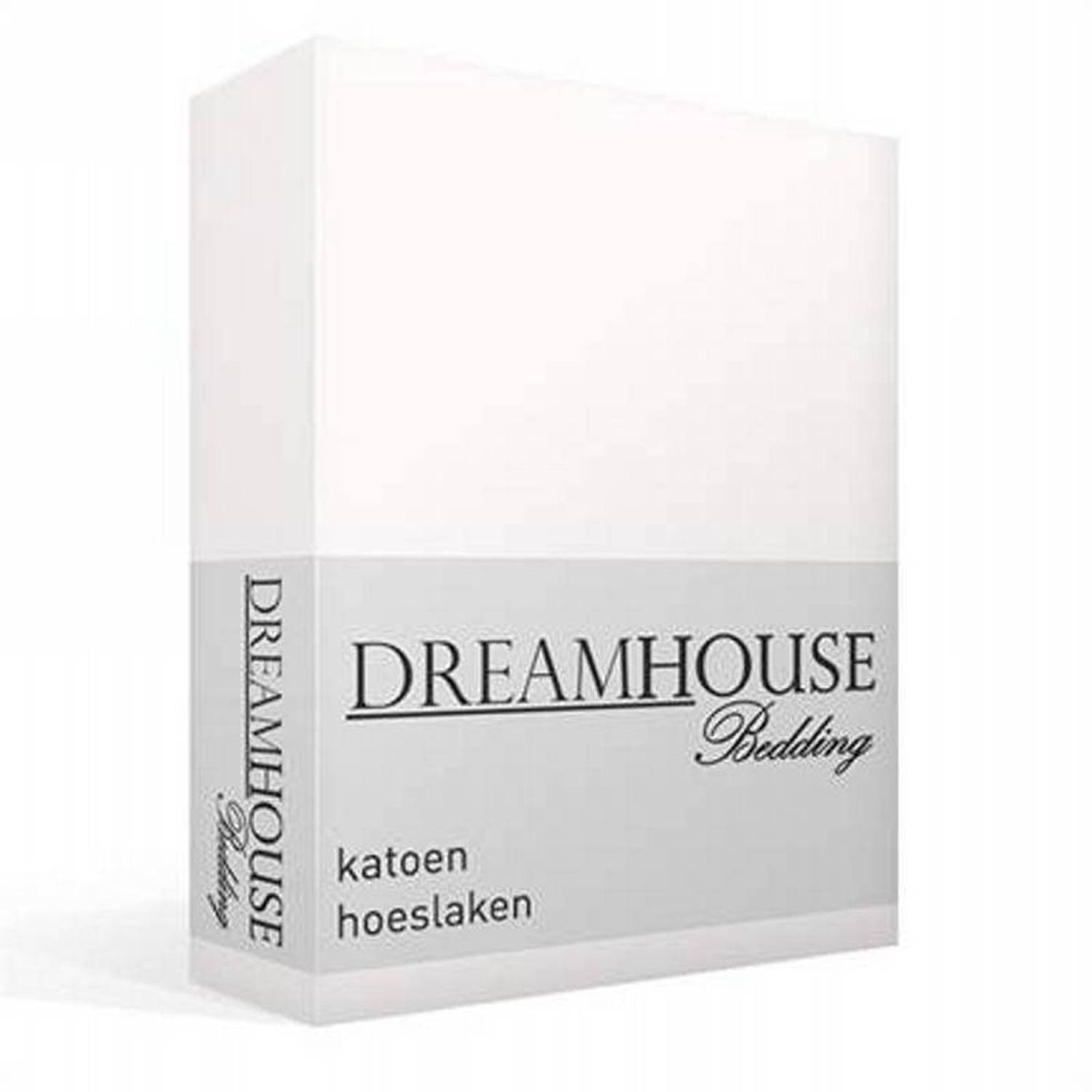 Dreamhouse bedding katoen hoeslaken - 1-persoons (80x200 cm)