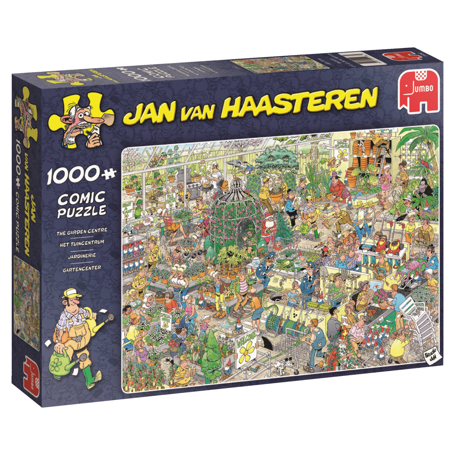 Jumbo Jan van Haasteren puzzel het tuincentrum - 1000 stukjes