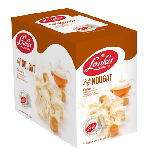 Lonka - Soft Nougat Caramel (individueel verpakt) - 214 stuks