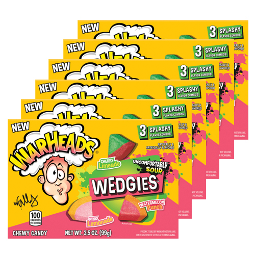 Warheads - Wedgies Theater Box - 6 stuks