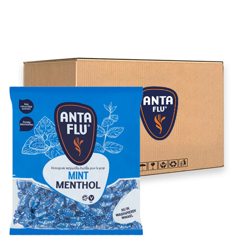 Anta Flu - Keelpastilles Mint Menthol - 5x 1kg