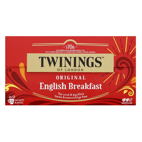 Twinings - English Breakfast Thee - 25 zakjes
