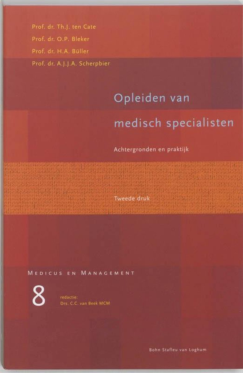 Bohn Stafleu Van Loghum Opleiden van medisch specialisten