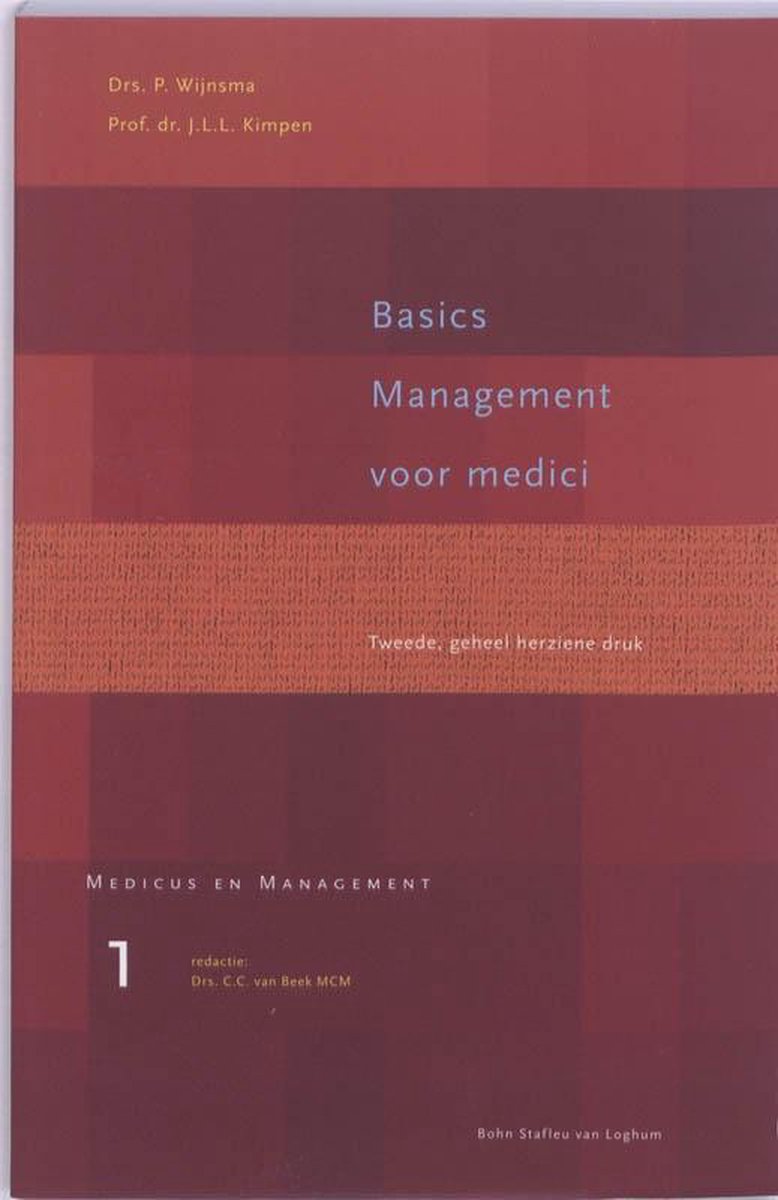 Bohn Stafleu Van Loghum Basics management voor medici