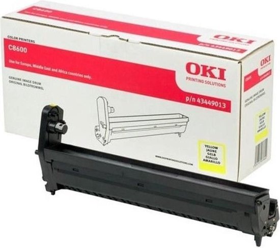 Oki MC853/873 yellow drum - Geel