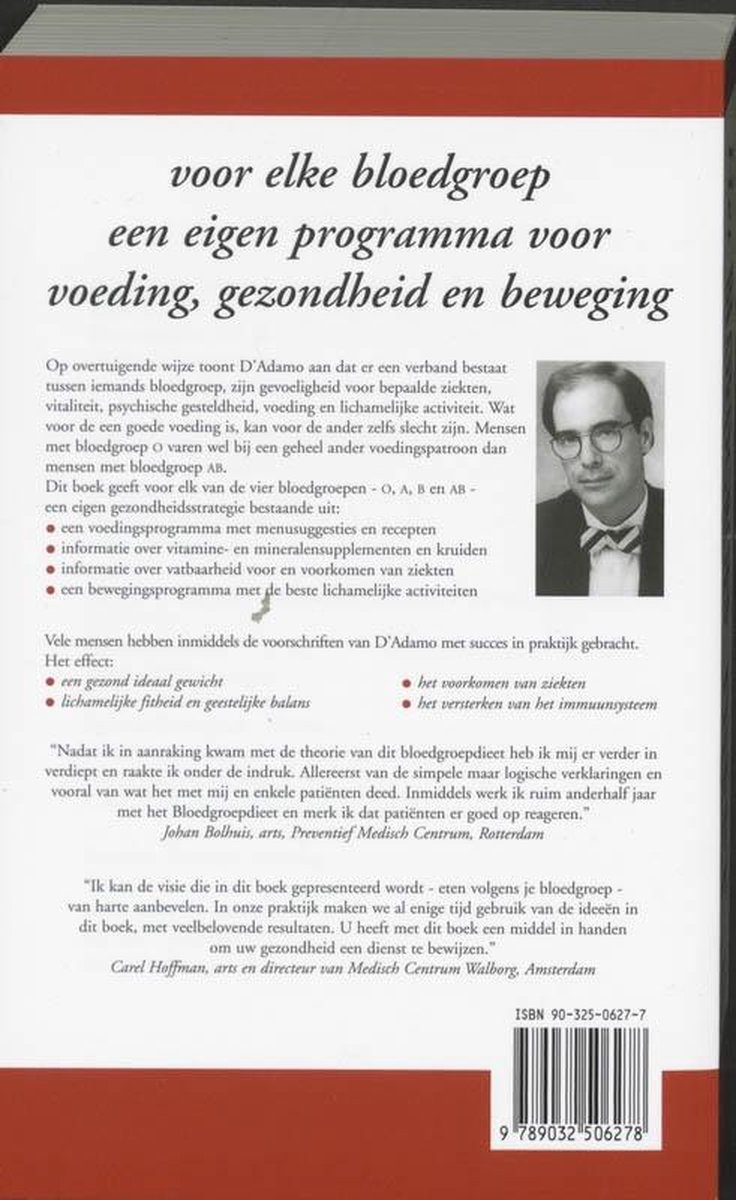 de Kern Het Bloedgroepdieet