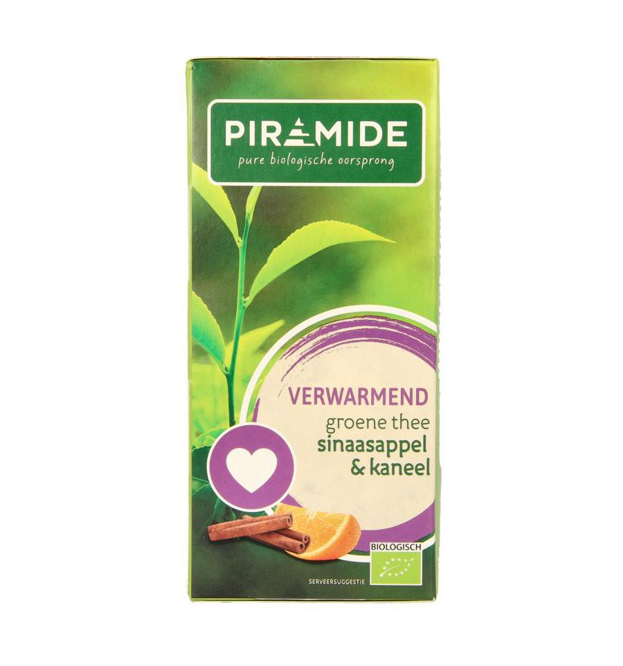 Piramide Verwarmend groene thee sinaasappel & kaneel