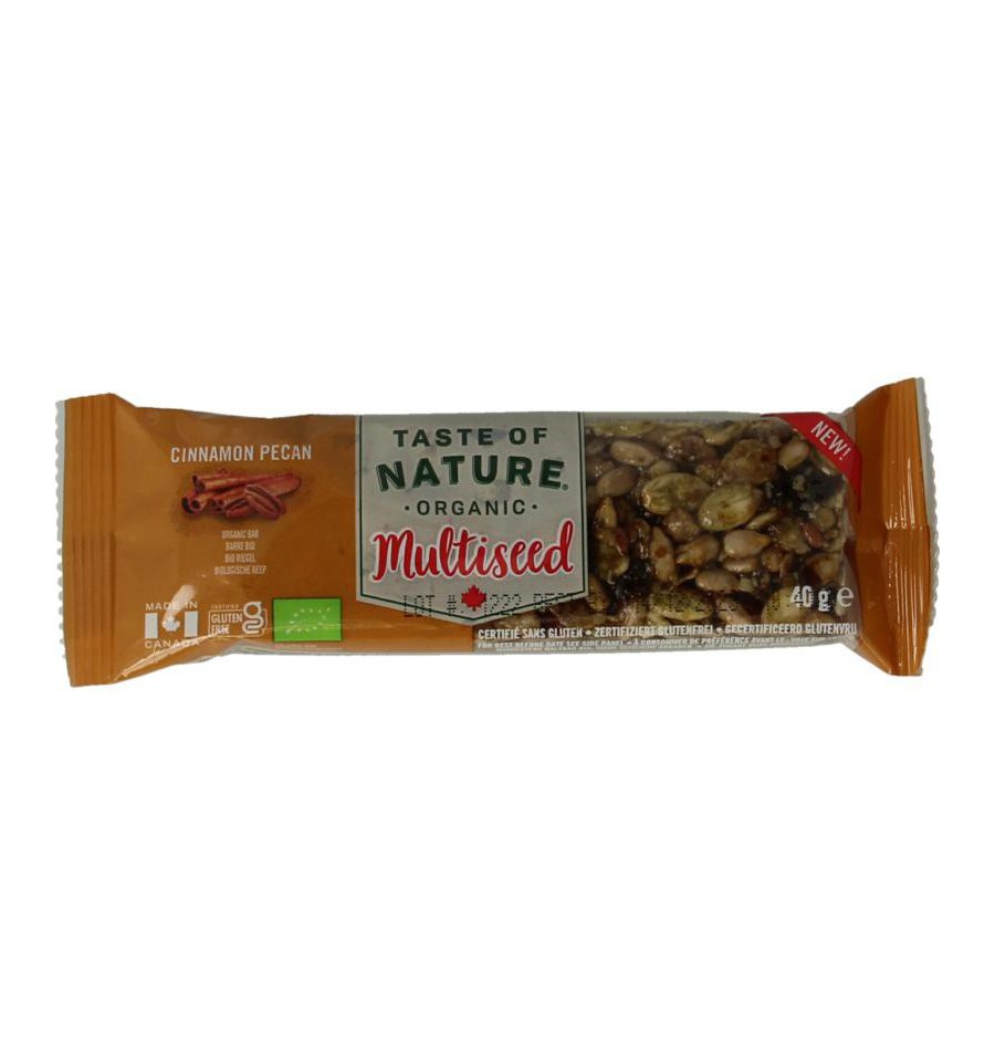 Taste Of Nature Cinnamon pecan bio