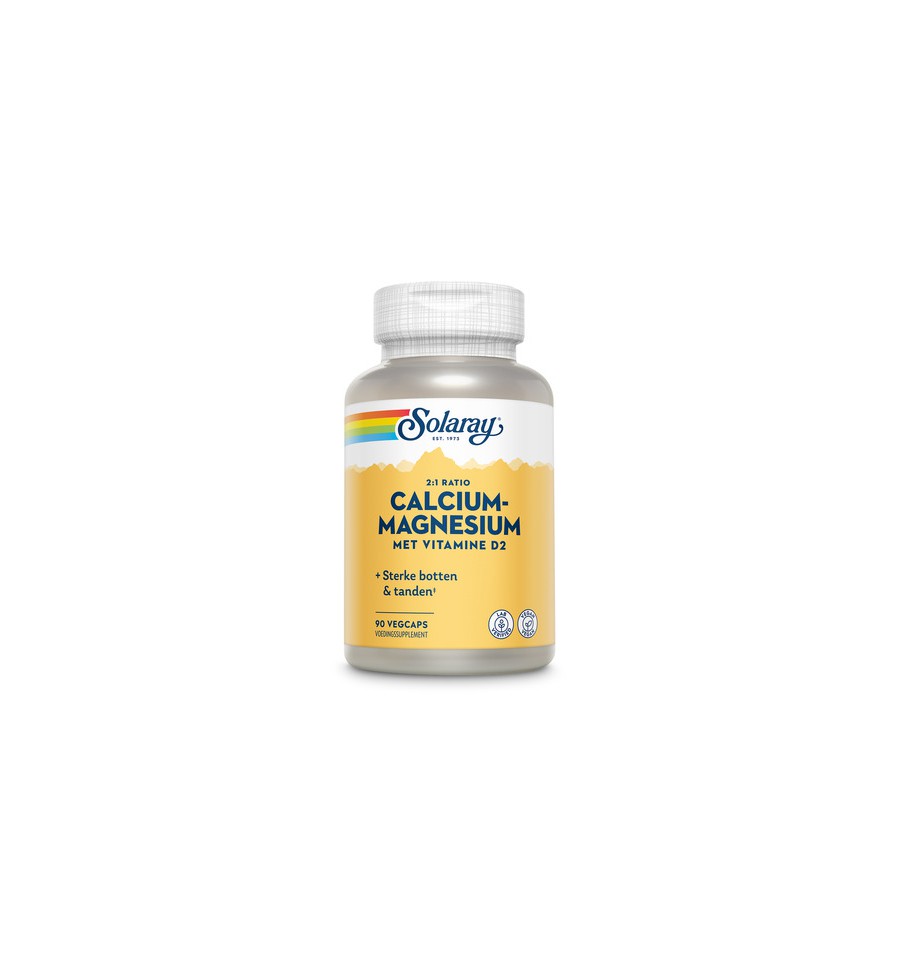 Solaray Calcium magnesium vitamine D2 2:1 ratio