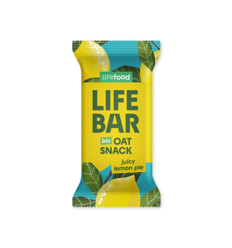 Lifefood Lifebar oatsnack lemon zacht bio