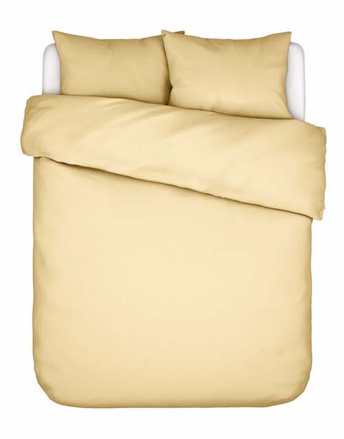 Essenza Minte Duvet cover Yellow straw - Geel