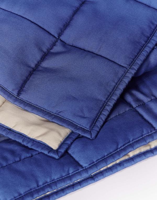 Marc O'Polo Marc O&apos;Polo Kelda plaid - Blauw