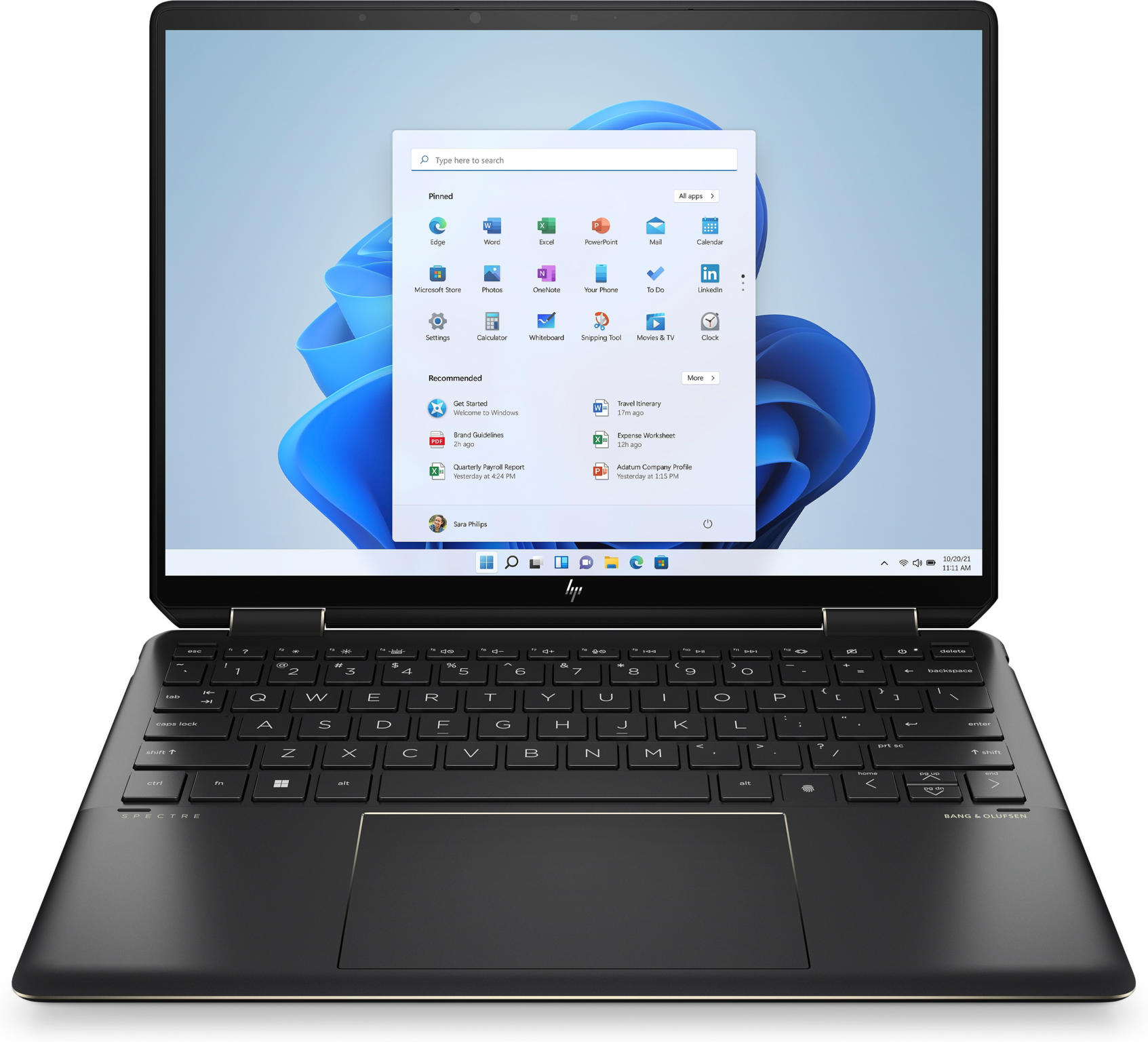 HP Spectre x360 14-ef2130nd laptop - Zwart
