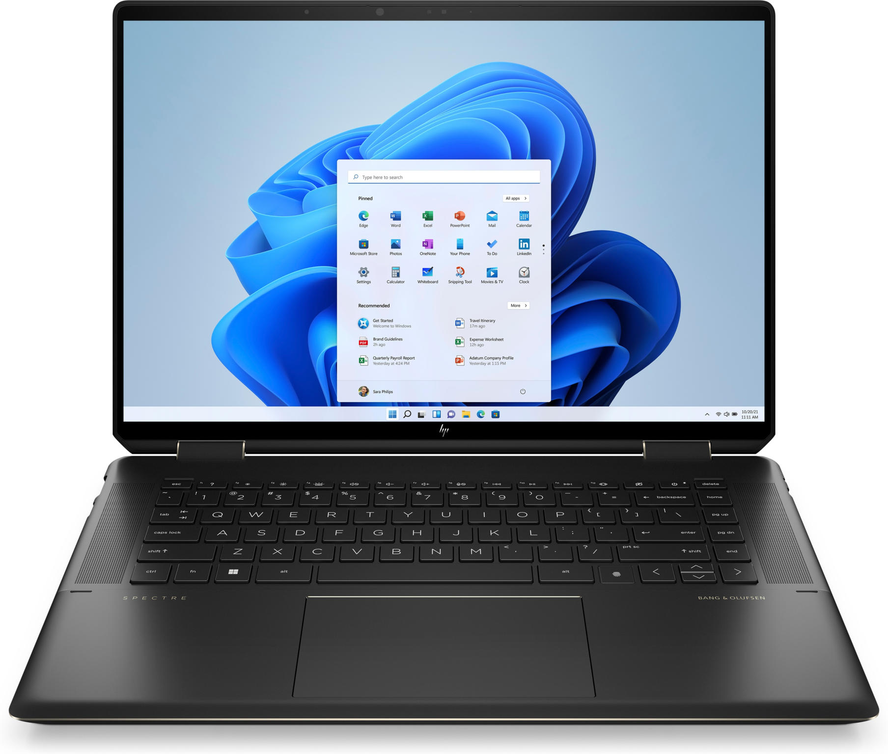HP Spectre x360 16-f2120nd laptop - Zwart