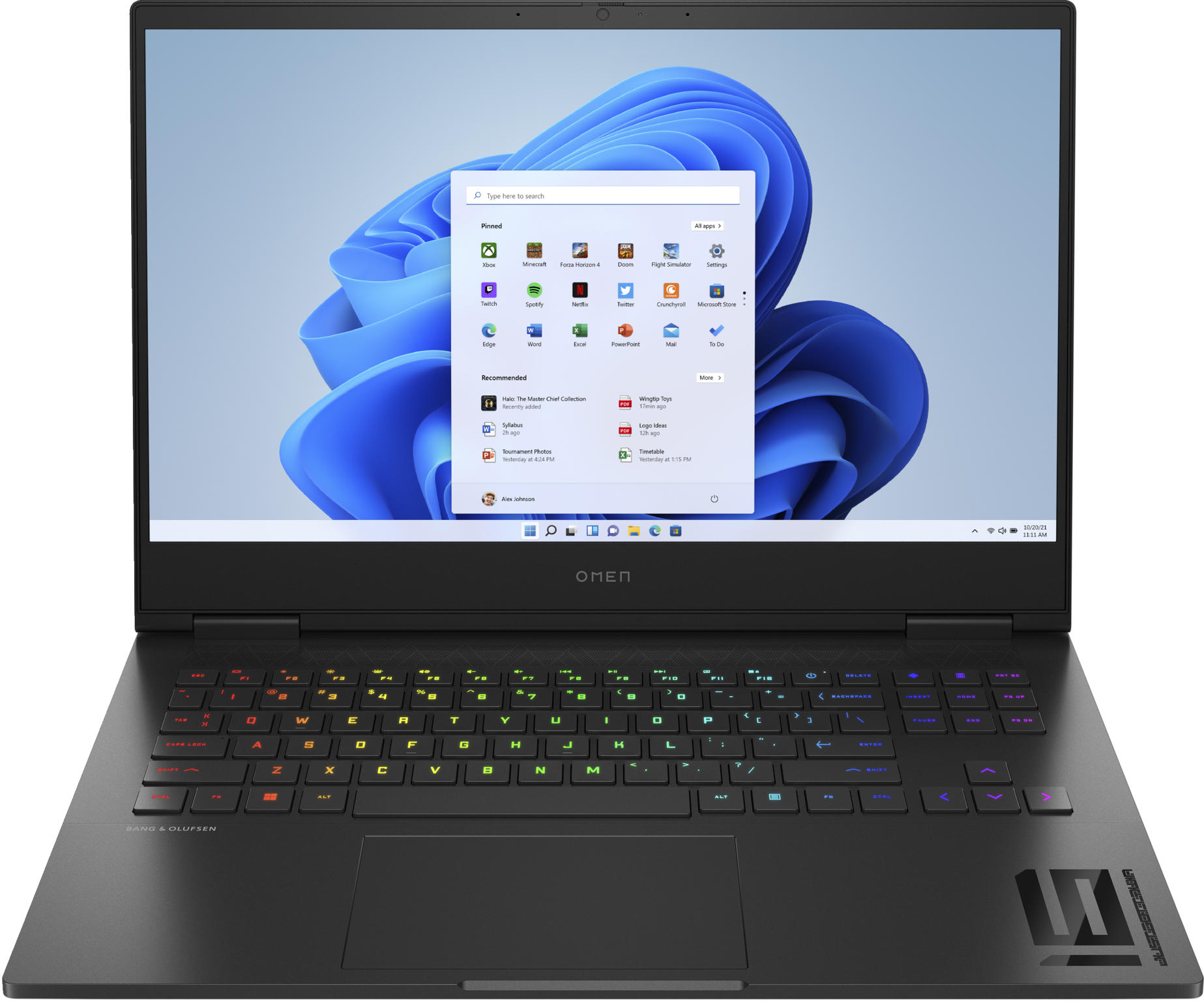 HP Omen 16-wf0089nd laptop - Zwart