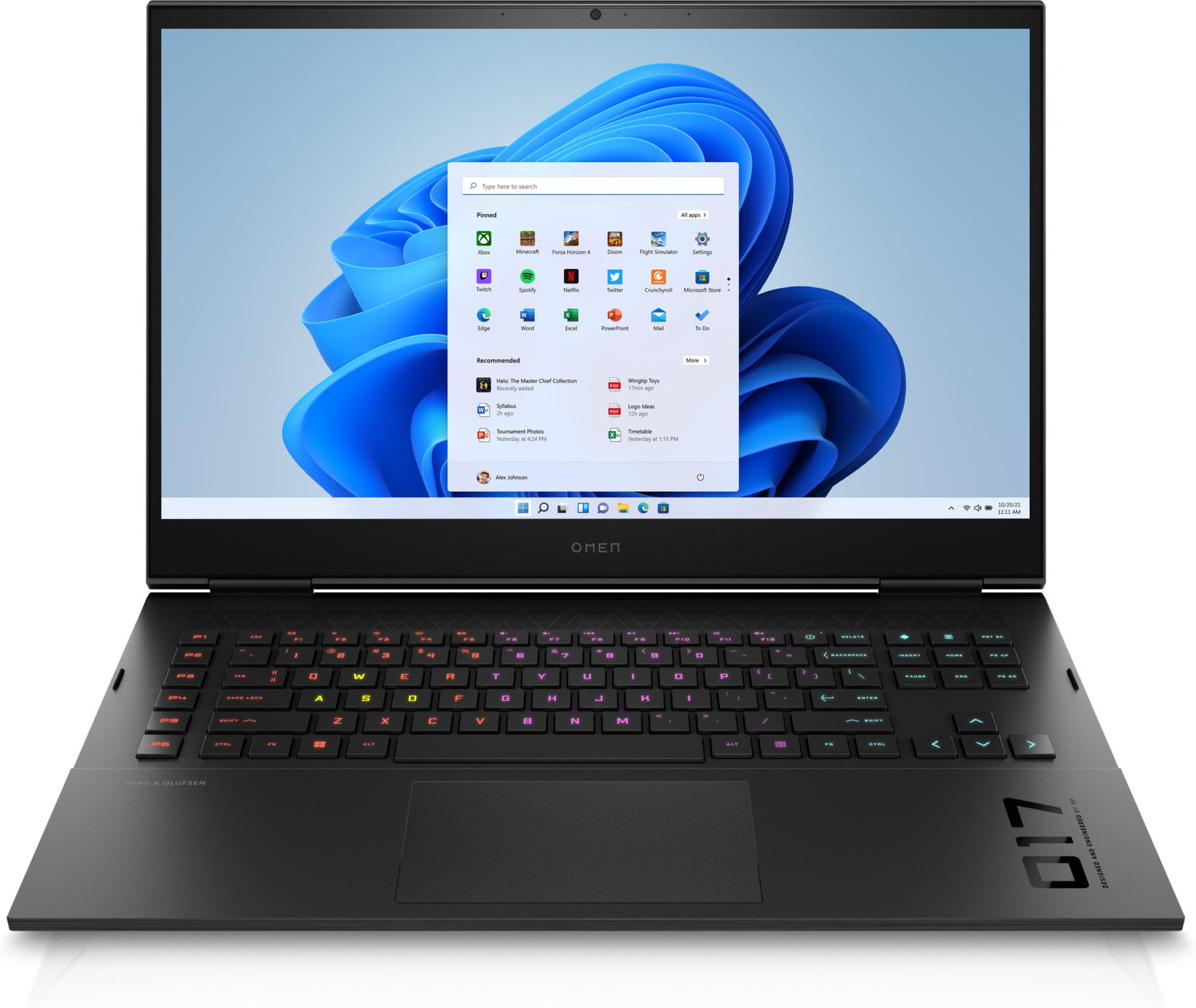 HP Omen 17-cm2130nd laptop - Zwart