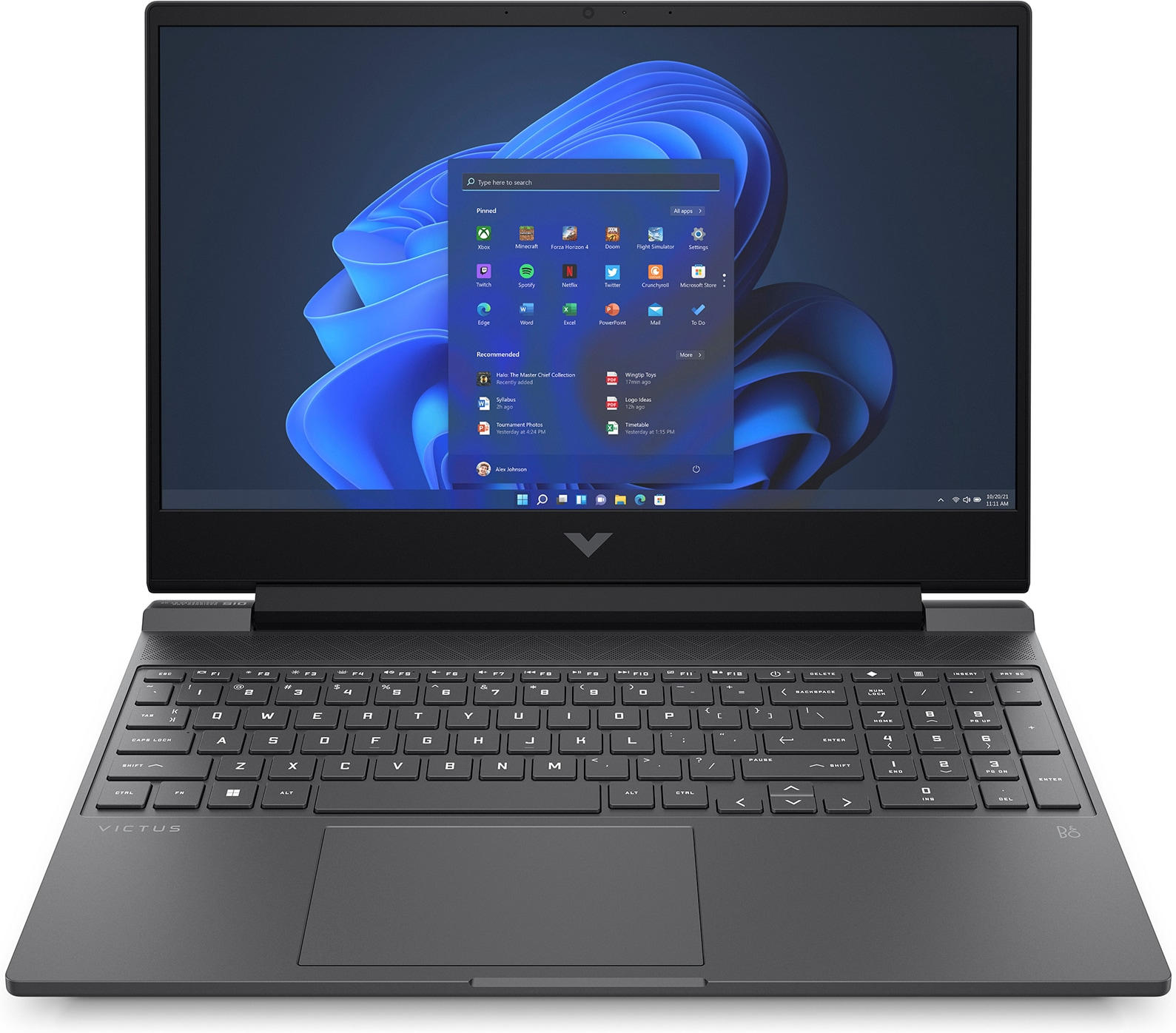 HP Victus 15-fa1015nd laptop - Zwart