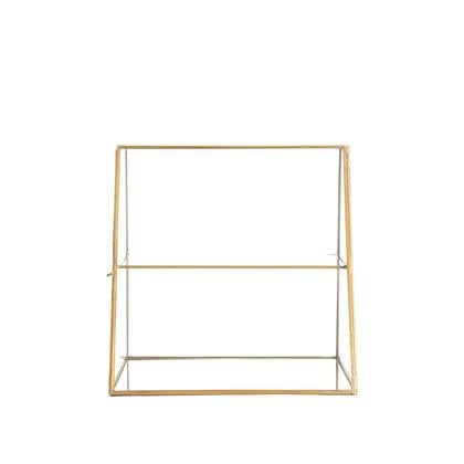 Sissy-Boy Glazen vitrine kastje - Goud