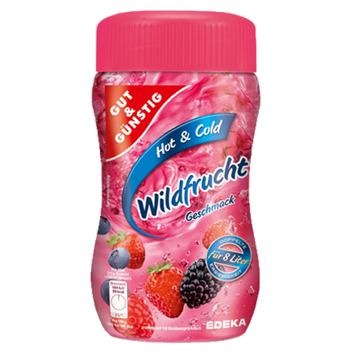 Gut & Günstig - Instant Wilde Vruchten Thee - 400g