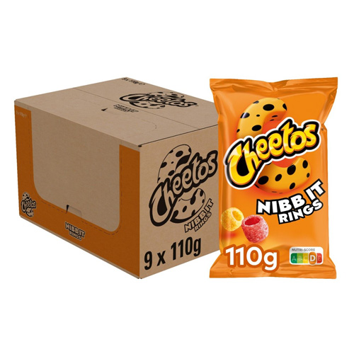 Cheetos - Nibb-it Rings Naturel - 9x 110g