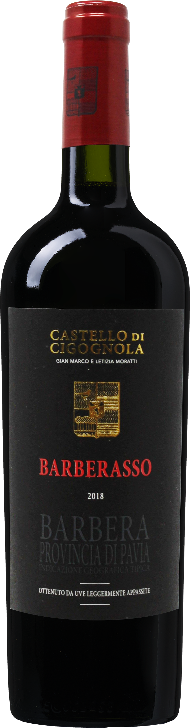 Wijnvoordeel Castello di Cigognola Barberasso Barbera - legermente appassite - Rood