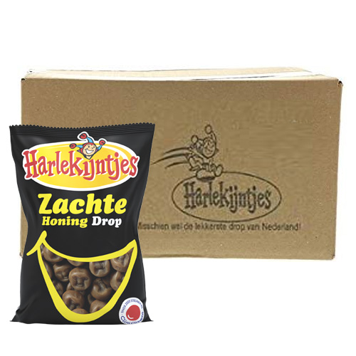 HARLEKIJNTJES - Zachte Honing Drop - 12x 300g