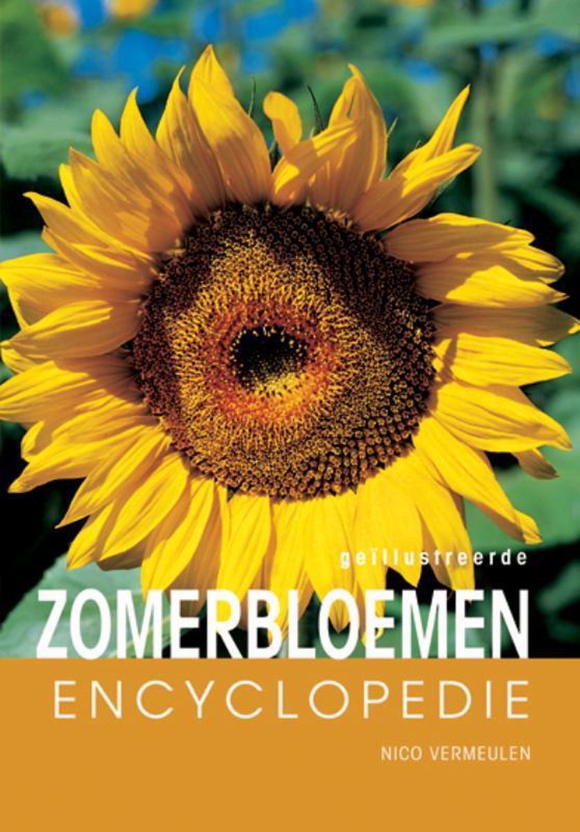 Geïllustreerde zomerbloemen encyclopedie