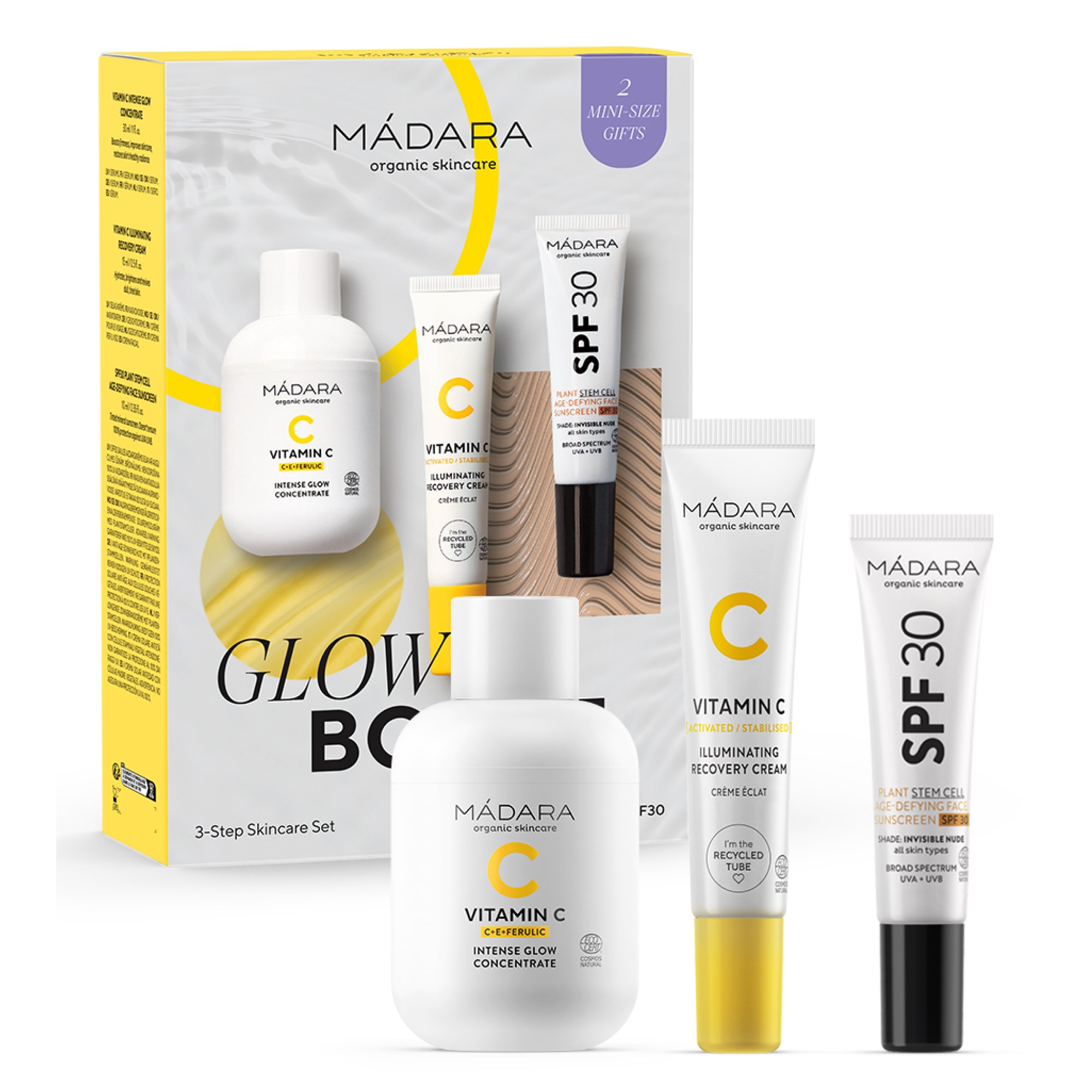 MÁDARA Mádara Glow Boost 3-Step Skincare Set