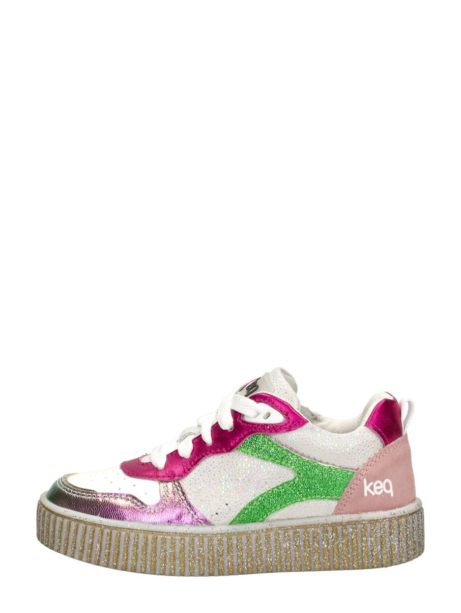 KEQ - Sneakers Laag Fuchsia