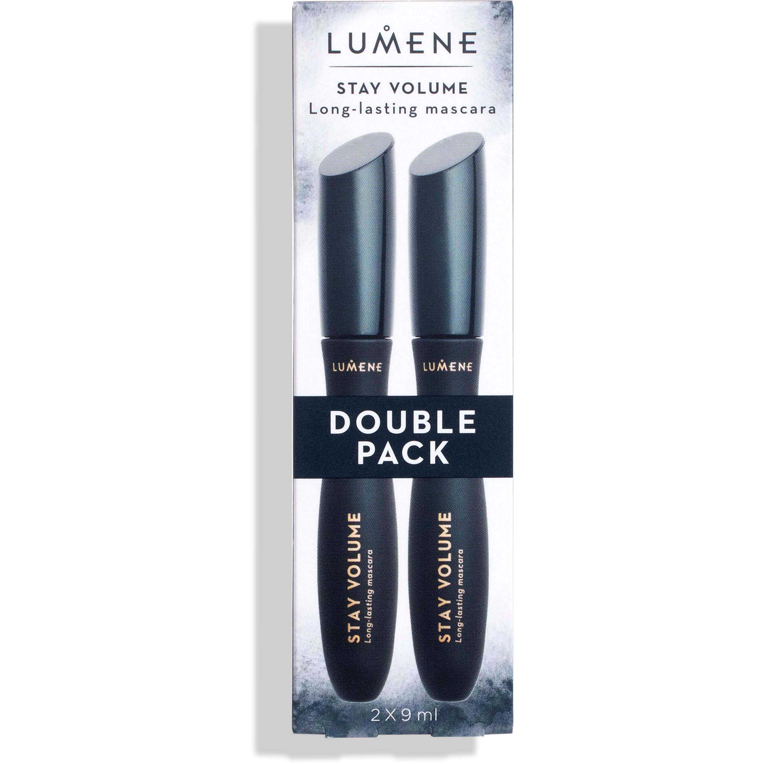 Lumene Stay Volume Mascara Double Pack Black Black