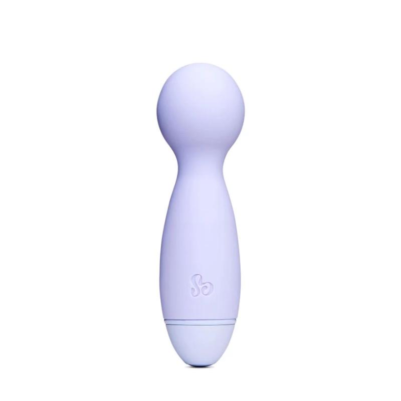 So Divine - Pearl Mini Wand Vibrator - Lila - Paars