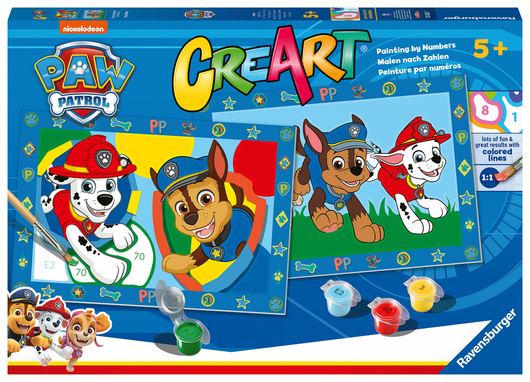 Top1Toys Ravensburger Creart junior schilderen op nummer Paw Patrol