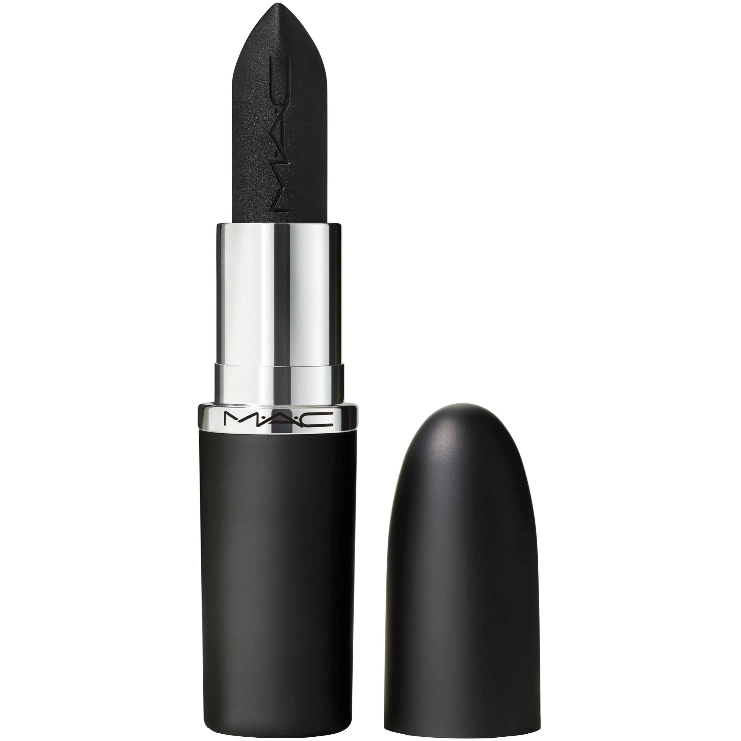 MAC Cosmetics Silky Matte Lipstick Caviar - Zwart