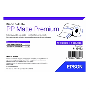 Epson 7113422 PP matte label 210 x 297 mm (origineel)
