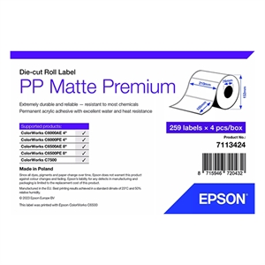 Epson 7113424 PP matte label 210 x 105 mm (origineel)