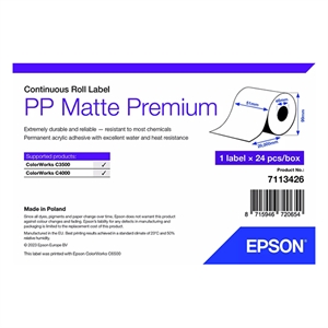 Epson 7113426 PP matte label 51 mm x 29 m (origineel)