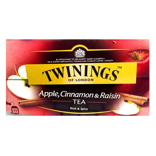 Twinings - Apple, Cinnamon & Raisin Thee - 25 zakjes