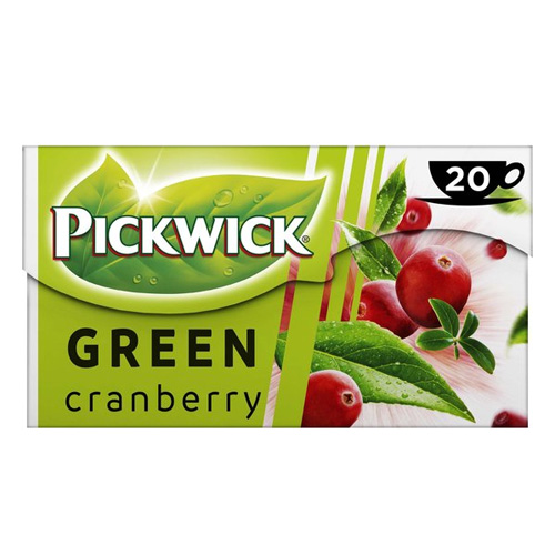 Pickwick - Groene thee Cranberry - 20 zakjes